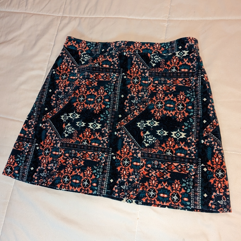 Hippie, Bohemian Miniskirt, A-line